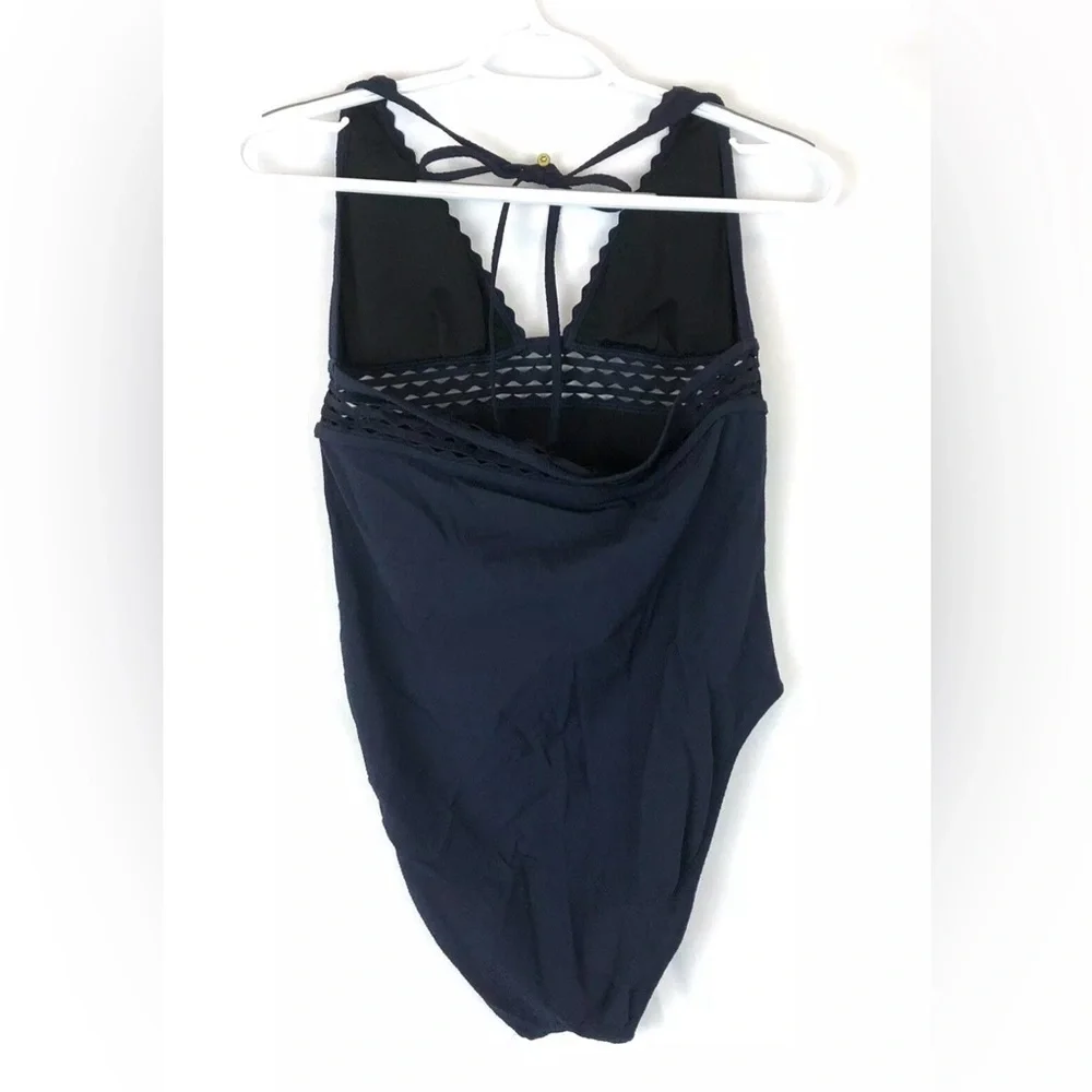 J Crew Women’s Pique Halter One Piece Swimsuit, Size 2